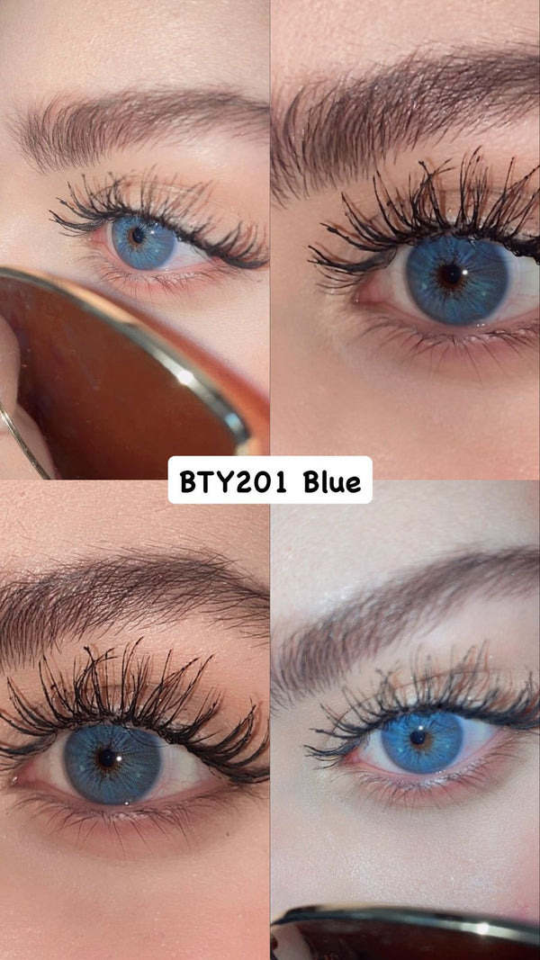 BTY201 BLUE   ازرق صافي سماوي حدقه صغيره