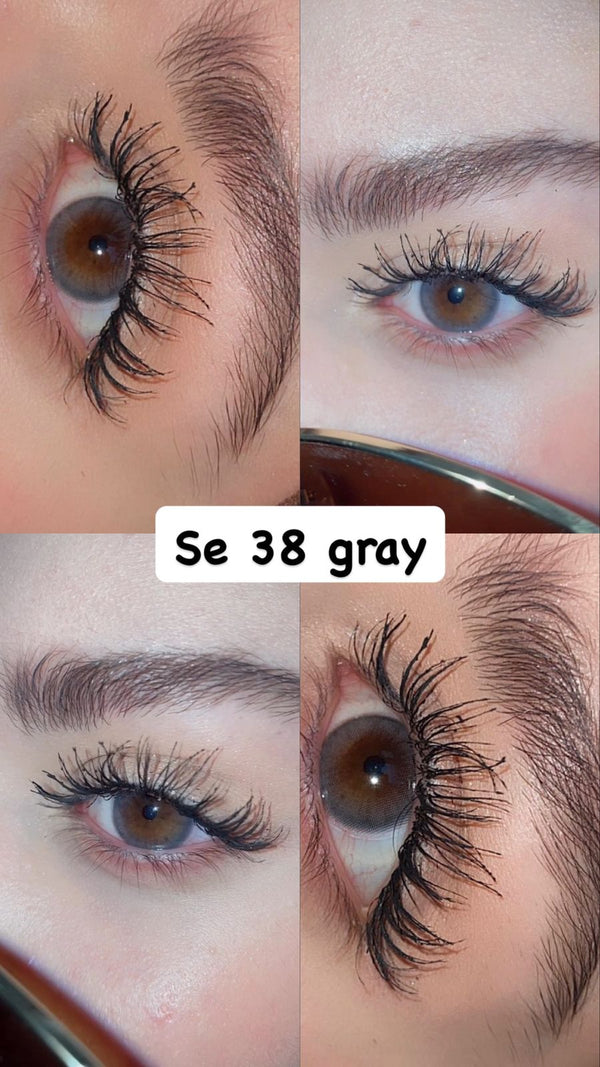 SE38 GRAY لون رمادي ينمزج بالعين كانه عيون طبيعية